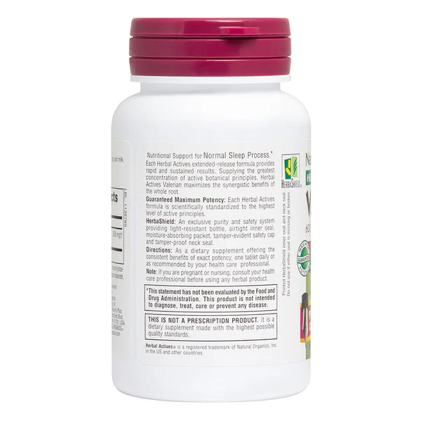 Natures Plus Herbal Actives Valerian Root