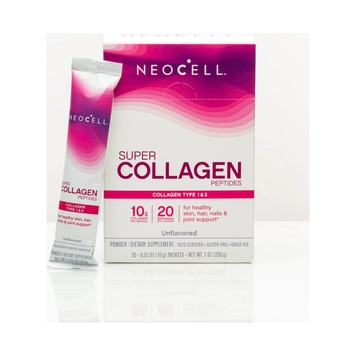 Neocell SUPER COLLAGEN PEPTIDES STICK PACKS 20 CT