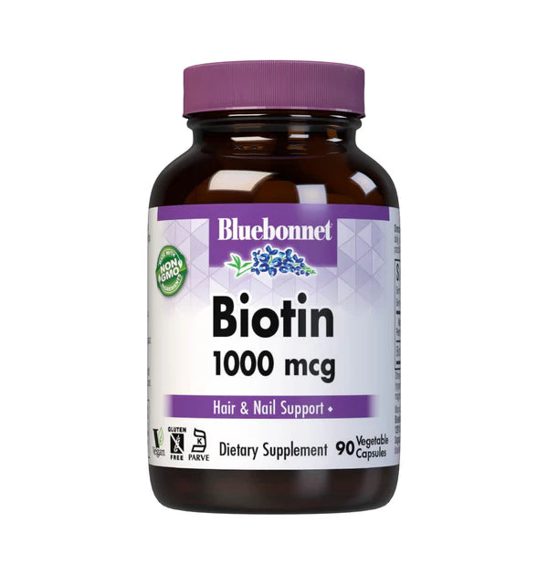 Bluebonnet Biotin 1000 mcg