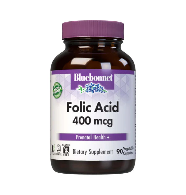 Bluebonnet Folic Acid 400 mcg