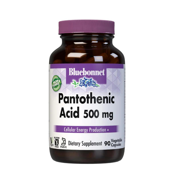 Bluebonnet Pantothenic Acid (B5) 500 mg