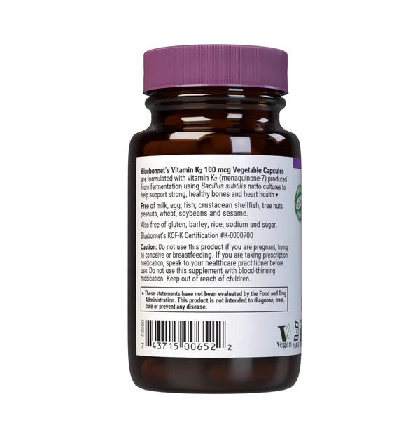 Bluebonnet Vitamin K2 100 mcg