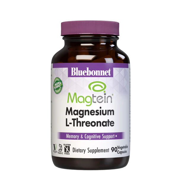 Bluebonnet Magtein Magnesium L-Threonate 90 Vegetarian Capsules