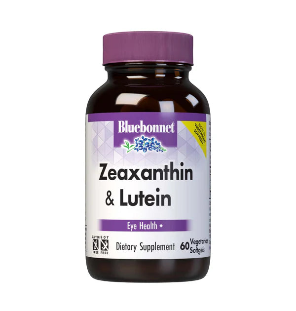 Bluebonnet Zeaxanthin & Lutein 60 Soft Gels