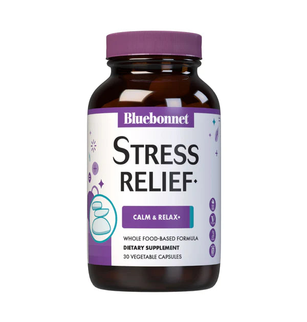 Bluebonnet Stress Relief 30 Vegetable Capsules