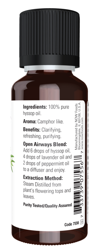 Now HYSSOP OIL  1 OZ