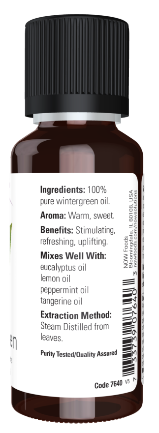 Now WINTERGREEN OIL  1 OZ