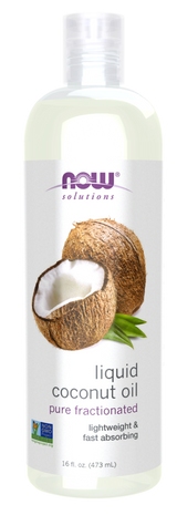 Now LIQUID COCONUT OIL 16 OZ