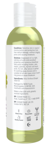 Now GRAPESEED OIL  16 FL OZ