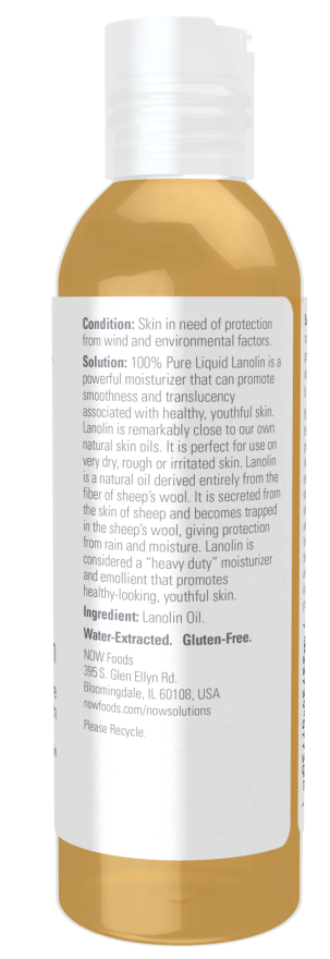 Now LIQUID LANOLIN PURE  4 OZ