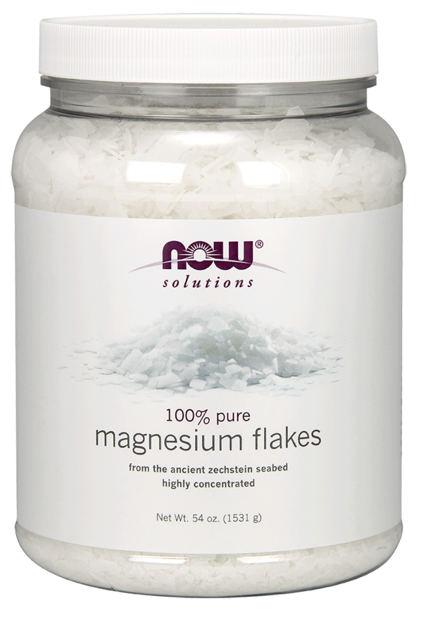 Now MAGNESIUM FLAKES  54 OZ