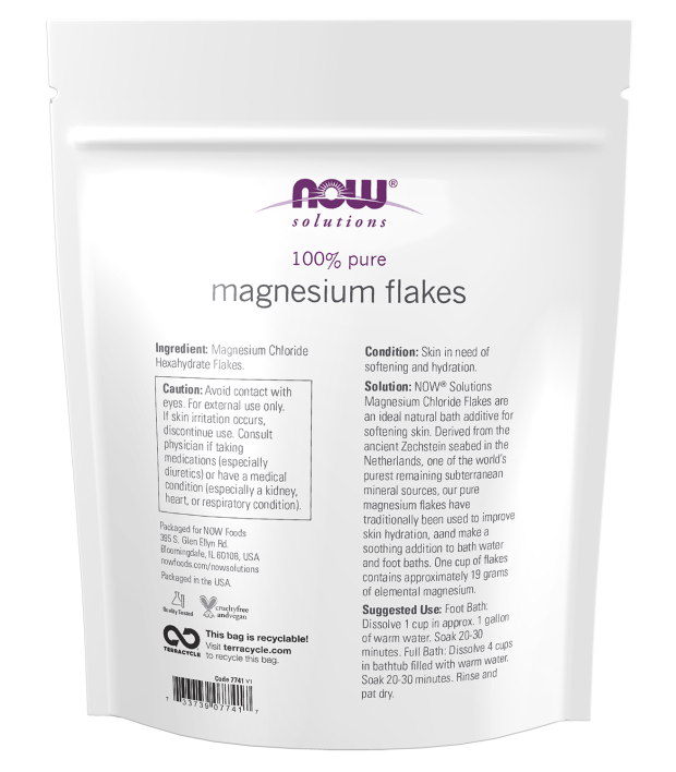 Now MAGNESIUM FLAKES  54 OZ