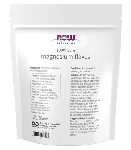 Now MAGNESIUM FLAKES  54 OZ