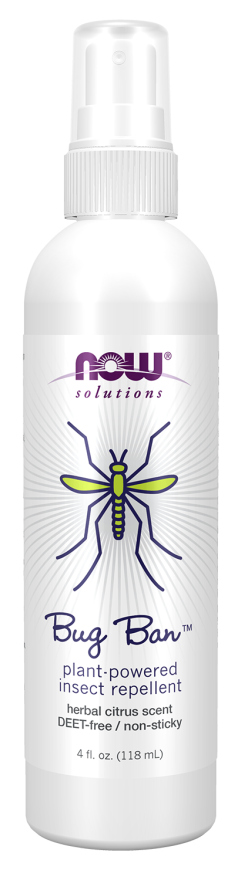 Now BUG BAN SPRAY  4 OZ