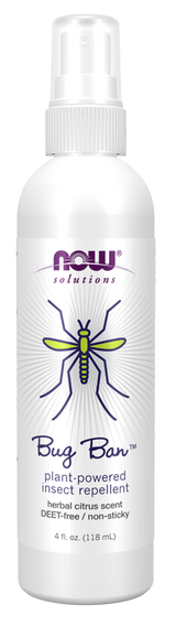 Now BUG BAN SPRAY  4 OZ