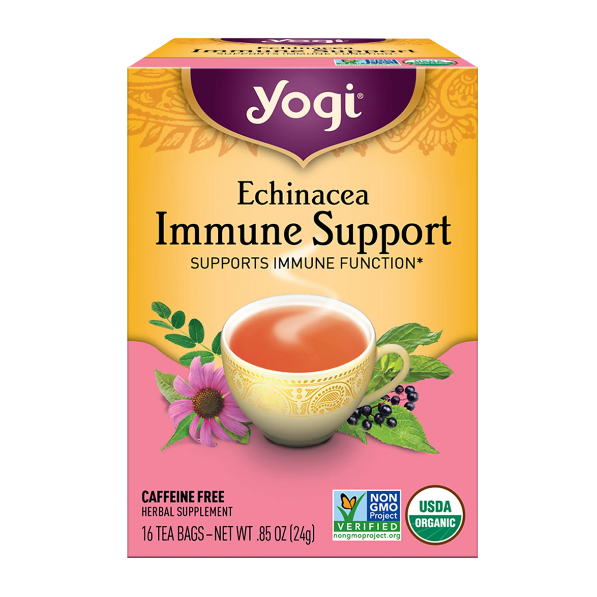 YOGI TEA Echinacea Immune Support Tea 16 BAG