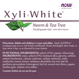 XYLIWHITE NEEM & TEA TREE TOOTHPASTE 6.4 OZ