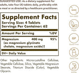 Solgar Chelated Magnesium Tablets (CALIFORNIA ACCOUNTS ONLY) 250tablet