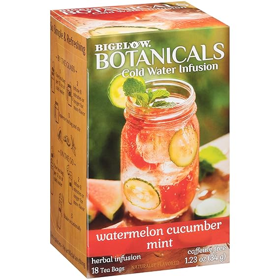 Cold Water Infusion Watermelon Cucumber Mint