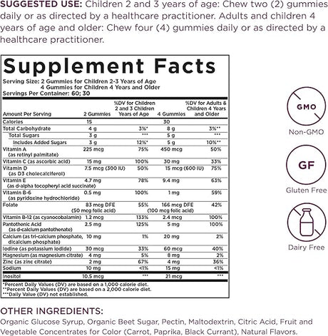 Solgar U-Cubes™ Children's Multi-Vitamin & Mineral Gummies 60gummy