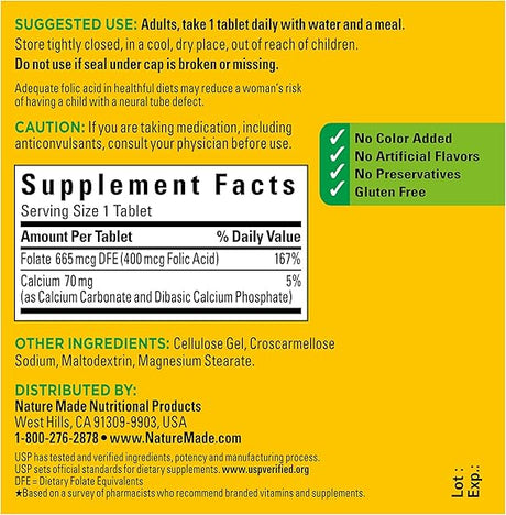 Folic Acid 400 mcg