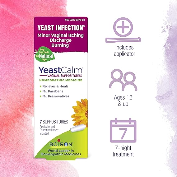 Boiron YeastCalm Vaginal Suppositories