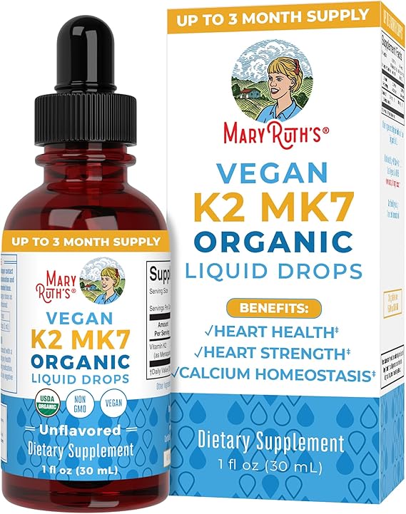 Mary Ruth’s Vegan K2 MK7 Organic Liquid Drops