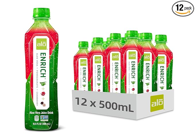 ALO Enrich, Pomegranate, Cran, & Aloe 12/16.9 OZ