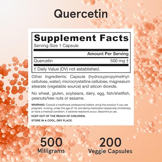 JARROW Vegan Quercetin 500 mg