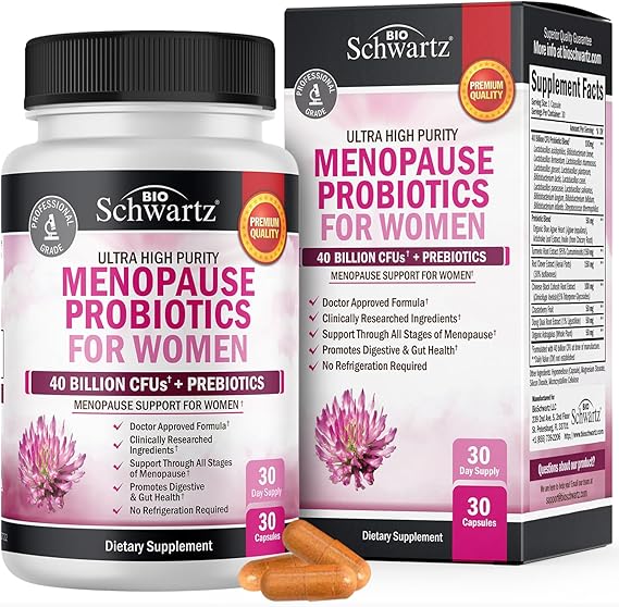 Menopause Support Probiotics 50 Billion CFU