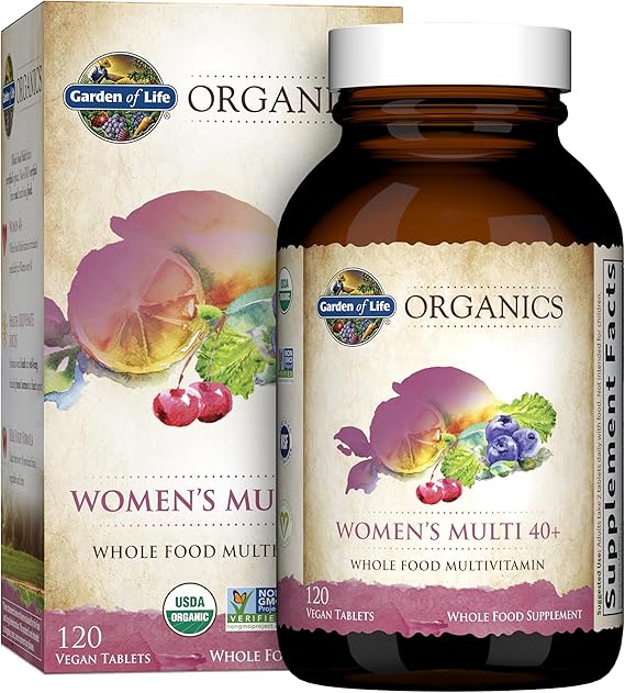 Garden of Life GOL Organics Womens 40 Multi 120ct TABLETS