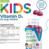 Vitamin D3 Gummies 25 mcg (1,000 IU)