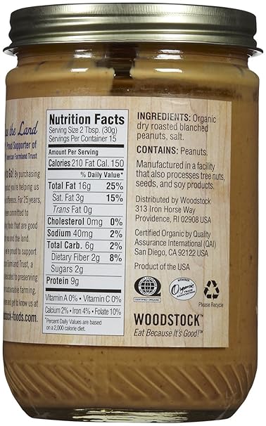 WOODSTOCK Peanut, Creamy 16 OZ