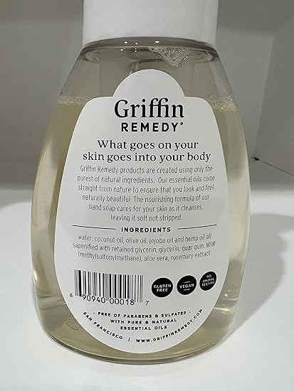 Griffin Remedy Peppermint Tea Tree Foaming Hand Soap