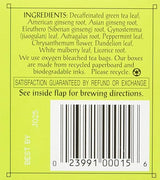 TRIPLE LEAF TEA Decaf Green Tea with Ginseng & Chinese Herbs 20 BAG