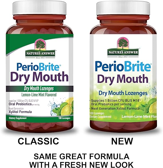 NATURE’S ANSWER PERIOBRITE DRY MOUTH LOZENGES 100CT