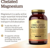 Solgar Chelated Magnesium Tablets (CALIFORNIA ACCOUNTS ONLY) 250tablet