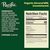 PACIFIC FOODS Almond, Original, Unsweetened 32 OZ