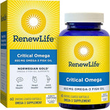 Renew Life Critical Omega 850 mg 60 Soft Gels