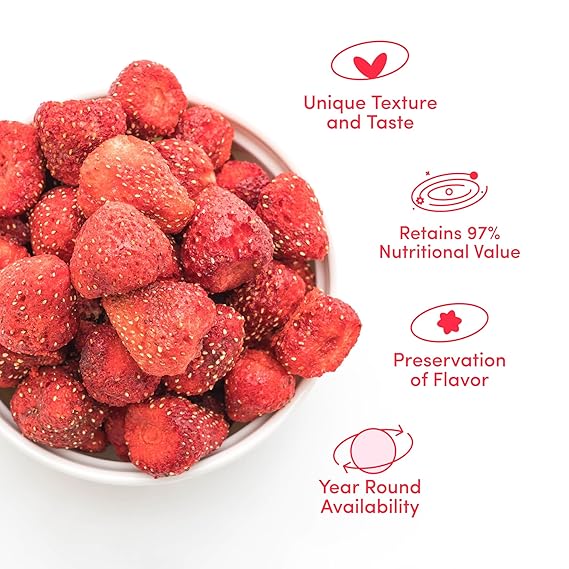 CLAROS FARM Dried Fruit Strawberries 10/1.06 OZ