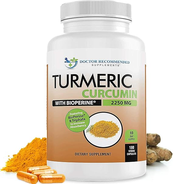 Turmeric Curcumin With BioPerine 2,250 mg