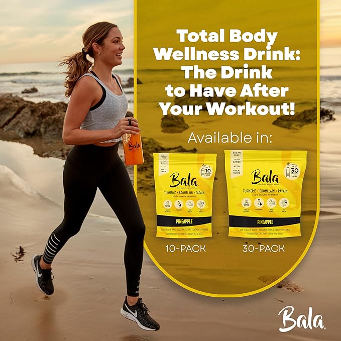 Bala Turmeric+Bromelain+Papain triple enzyme hydration Pineapple