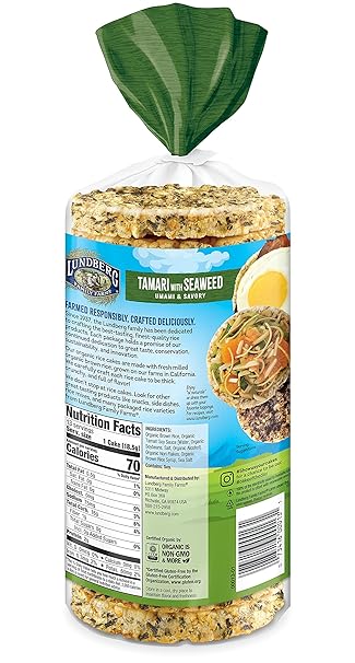 LUNDBERG FAMILY FARMS Tamari w/Seaweed 8.5 OZ