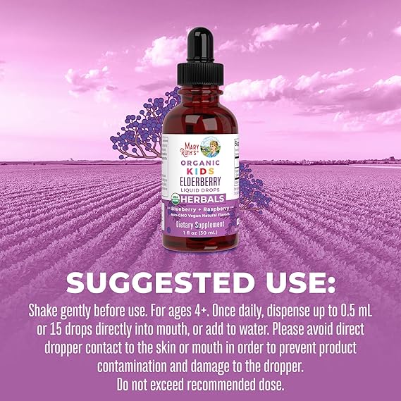 Mary Ruth’s ORGANIC KIDS ELDERBERRY LIQUID DROPS