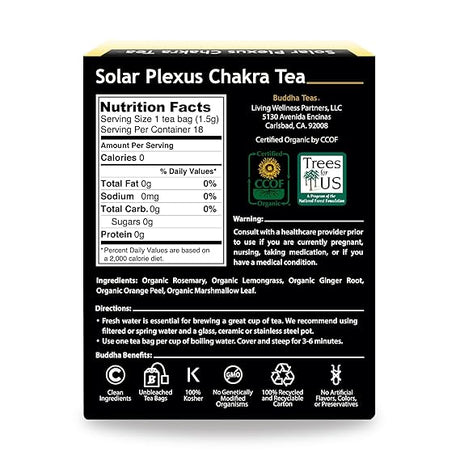 BUDDHA TEAS Solar Plexus Tea 18 BAG