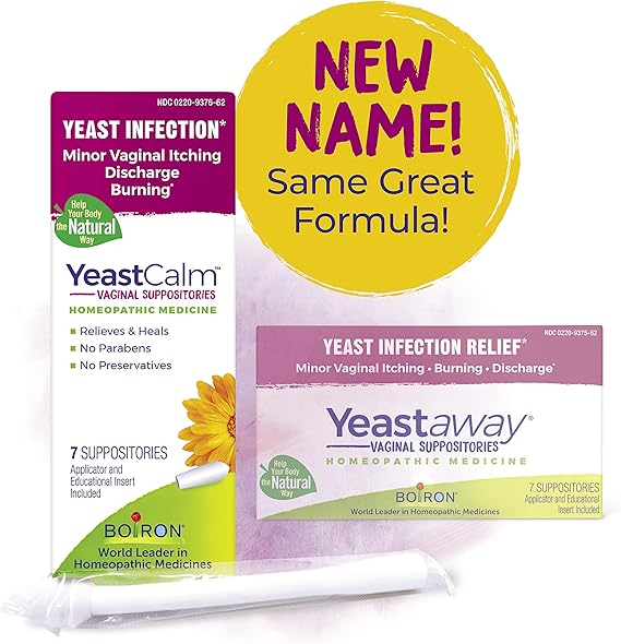 Boiron YeastCalm Vaginal Suppositories