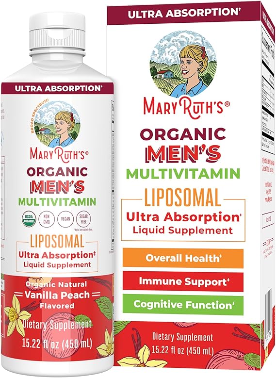 Mary Ruth’s ORGANIC MENS MULTIVITAMINS LIPOSOMAL