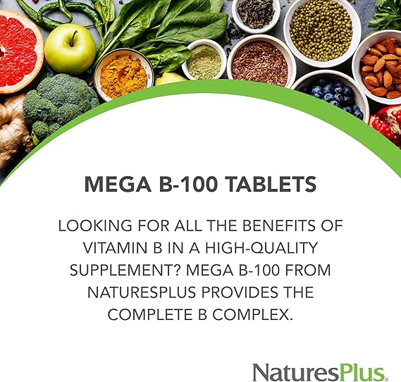 Sustained Release MEGA B-100 Balanced B-Complex