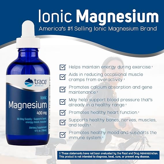 Trace Minerals Ionic Magnesium 400 mg 2 fl oz