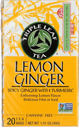 TRIPLE LEAF TEA Lemon Ginger Tea 20 BAG